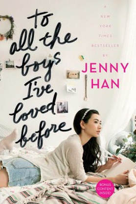 Book cover for To All the Boys I've Loved Before by Jenny Han showing a girl daydreaming on a bed