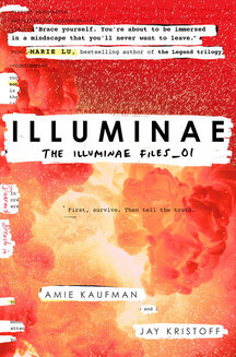 Book cover for Illuminae by Amie Kaufman and Jay Kristoff