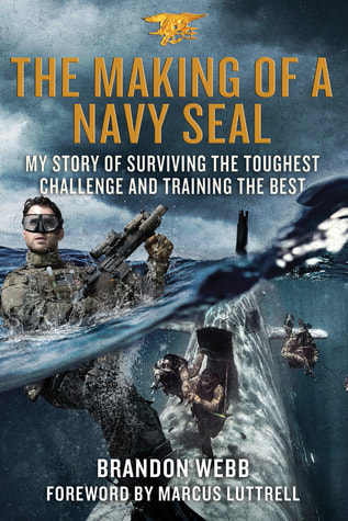 Book cover for The Making of a Navy Seal showing a young man at war